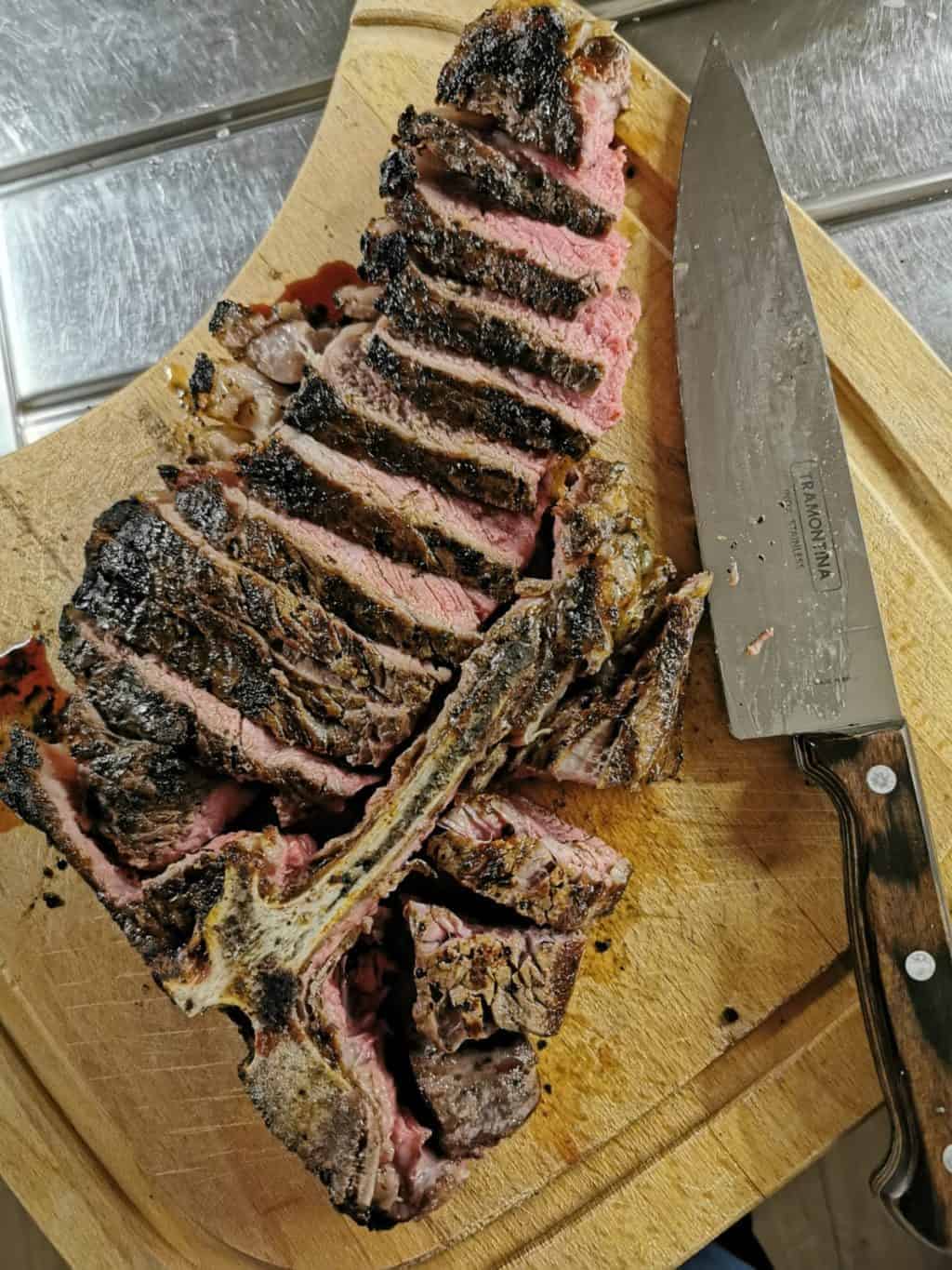 8. Tag T-Bone Steak grillen Corona Tagebuch Bild 3