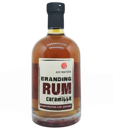 Branding Rum caramille