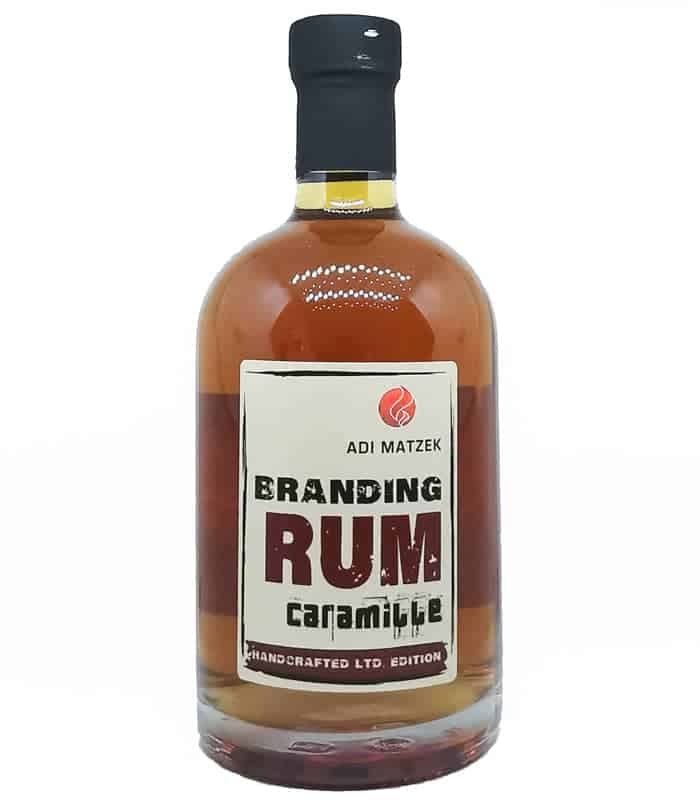 Branding Rum caramille