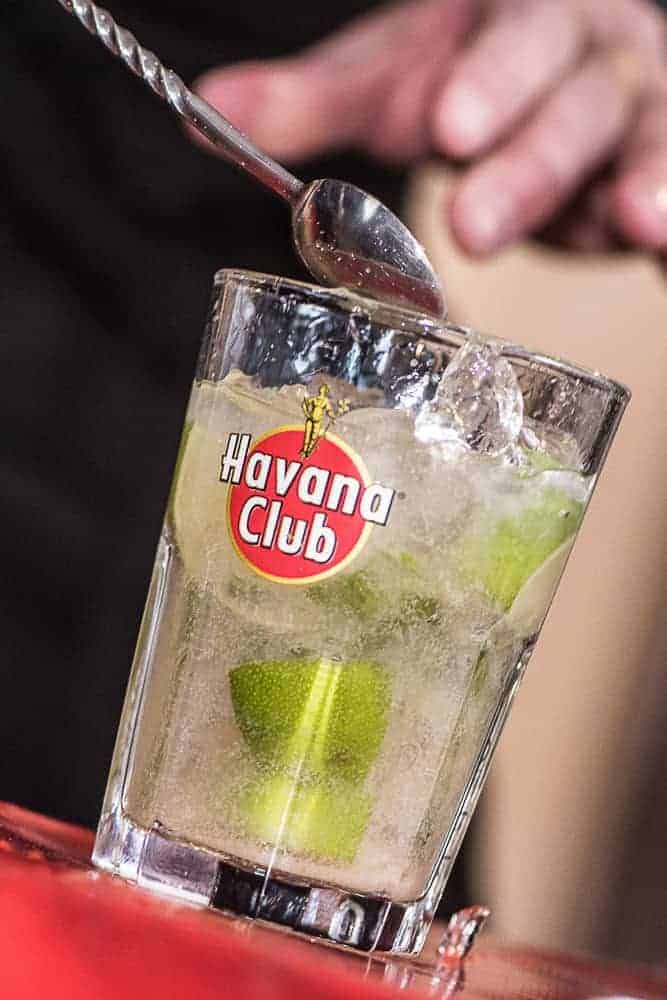 Cocktail Mojito Glas
